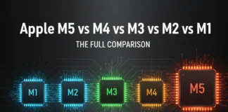Apple M5 vs M4 vs M3 vs M2 vs M1 – The Full Comparison Apple M5 vs M4 vs M3 vs M2 vs M1 – The Full Comparison