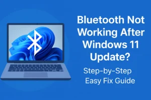 Bluetooth Not Working After Windows 11 Update