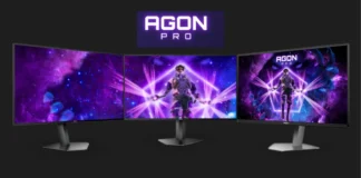 AOC AGON 2026 Monitors Leak with 1000Hz Display and 5K Dual Mode AOC AGON 2026 gaming monitors lineup featuring triple-screen setup with 1000Hz display and dual-mode 5K support.