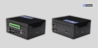 AAEON UP Xtreme ARL Edge Debuts with Intel Core Ultra 200H AAEON UP Xtreme ARL Edge mini PC shown in an industrial factory setup.