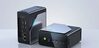 GMKtec Launches NucBox K15 Mini PC With OCuLink eGPU Support GMKtec NucBox K15 mini PC showing front and rear I/O ports with compact chassis design