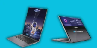 Lenovo ThinkPad Rollable XD Concept With Transparent Display at CES 2026 Lenovo ThinkPad Rollable XD concept laptop showcasing a transparent rollable display ahead of CES 2026