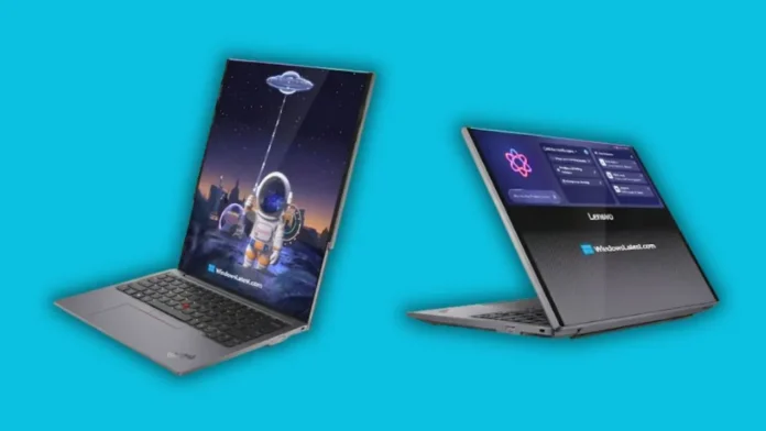 Lenovo ThinkPad Rollable XD concept laptop showcasing a transparent rollable display ahead of CES 2026