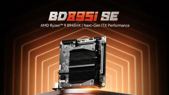 Minisforum BD895i SE Mini-ITX motherboard powered by AMD Ryzen 9 8945HX processor