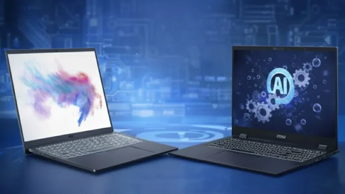 MSI laptops featuring Intel Core Ultra 300 Panther Lake processors showcased ahead of retail availability