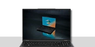 TUXEDO InfinityBook Max 16 Gen 10 Laptop Redefines Linux Workstations InfinityBook Max 16 Gen 10 laptop shown open from the front with the display and keyboard visible