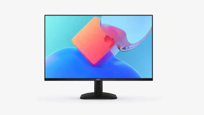 AOC 27B35XE 27-inch IPS monitor with 144Hz refresh rate and slim bezels