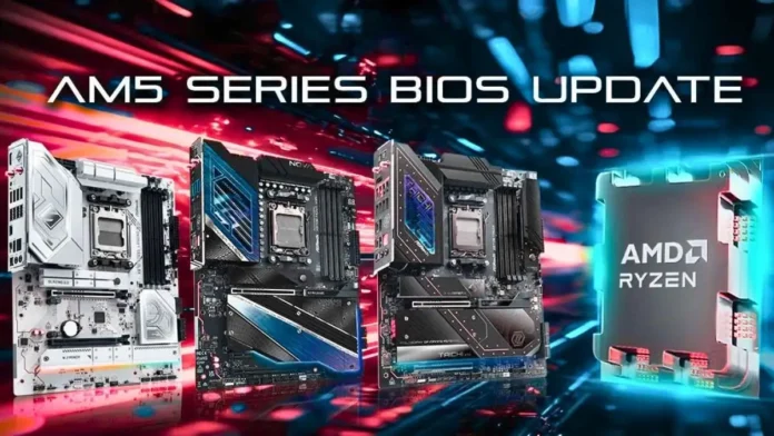 ASRock AM5 motherboard BIOS update addressing no-boot issues