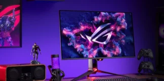 ASUS ROG Swift OLED PG32UCDM3 Launches Early in China, Global Release Near ASUS ROG Swift OLED PG32UCDM3 OLED gaming monitor on RGB desk setup