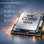 Intel Core Nova processor with highlighted PL1, PL2, PL3 and PL4 power levels showing extreme power spike