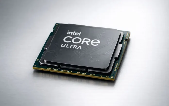 Intel Core Ultra Arrow Lake Refresh processor shown in a close-up product-style image