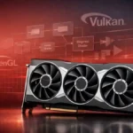 Graphics card representing Mesa 26.0 with RADV ray tracing improvements and Vulkan 1.4 support