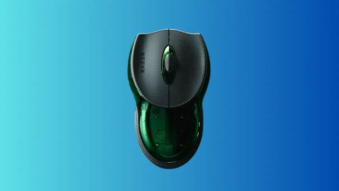 Razer Boomslang 20th Anniversary mouse with translucent green design