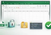 How to Remove Password Protection from Excel Worksheet: Step-by-Step Guide Microsoft Excel worksheet showing password protection removal using XLSX and ZIP method