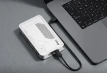 Tiiny AI Pocket Lab Mini PC Brings 160 TOPS for $1,399 Tiiny AI Pocket Lab 160 TOPS mini PC connected to laptop via USB-C