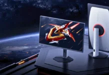 Xiaomi G Pro 27Qi Mini LED Monitor Hits 2000 Nits in Japan Xiaomi G Pro 27Qi rear design and stand