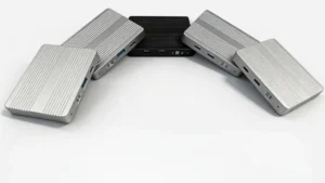 YZG-X1 dual NVMe enclosure with two M.2 slots up to 4TB each