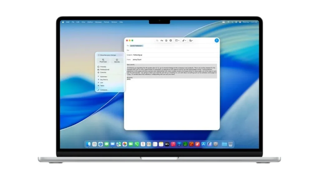 Apple MacBook Air M5 Launches With 512GB Storage, Wi-Fi 7, Starts at $1,099 5 Apple MacBook Air with M5 chip displaying macOS interface