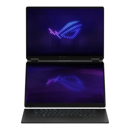 ASUS ROG Zephyrus Duo 2026 stacked dual display with main and secondary screen