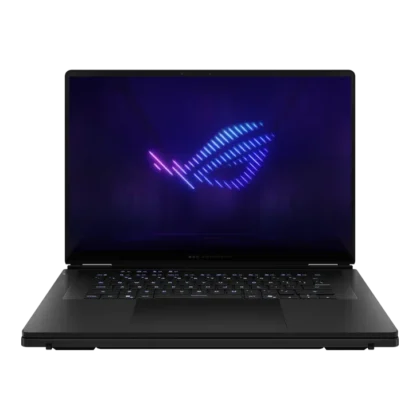 ASUS ROG Zephyrus Duo 2026 front view with main display and ROG logo