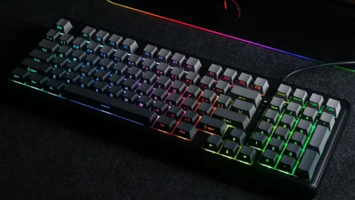 Dareu A98 Pro RT Edition mechanical keyboard with RGB lighting and 98-key layout