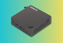 Gigabyte Brix GB-BRU9-386H Mini PC Listed with 128GB RAM Support Gigabyte Brix GB-BRU9-386H compact mini PC design