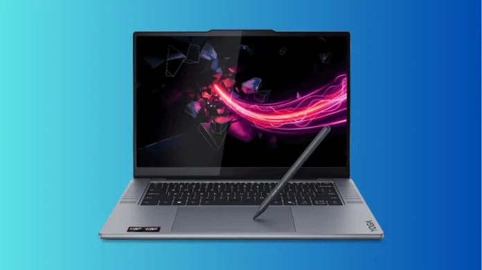 Lenovo Yoga Pro 7a laptop with Ryzen AI Max+ and stylus support