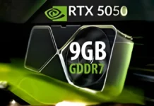 NVIDIA RTX 5050 Leak Reveals 9GB GDDR7 GPU With 96-bit Bus NVIDIA RTX 5050 GPU leak showing 9GB GDDR7 memory