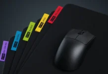 Razer Launches Viper V4 Pro and Gigantus V2 Pro for Competitive Gaming Razer Viper V4 Pro gaming mouse with Gigantus V2 Pro mouse mat showing multiple surface types