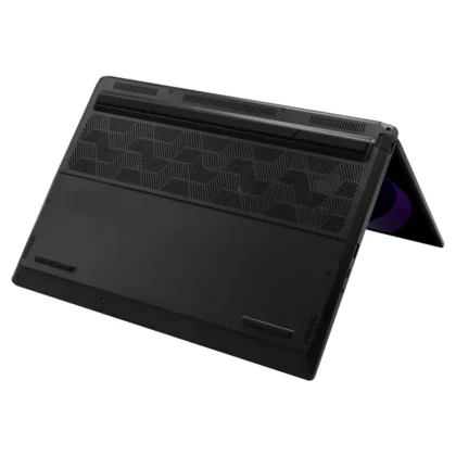 Slimbook Creative laptop underside showing ventilation pattern