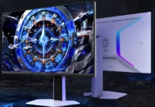 TCL 27C2A Pro Monitor Listed With 4K 160Hz or 320Hz Dual-Mode Mini LED TCL 27C2A Pro 27-inch gaming monitor front and rear design