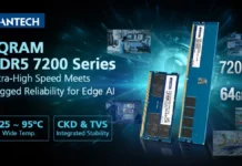 Advantech Launches DDR5-7200 Industrial Memory With 64GB Modules for Edge AI Systems Advantech SQRAM DDR5-7200 industrial memory modules with 64GB capacity for edge AI systems