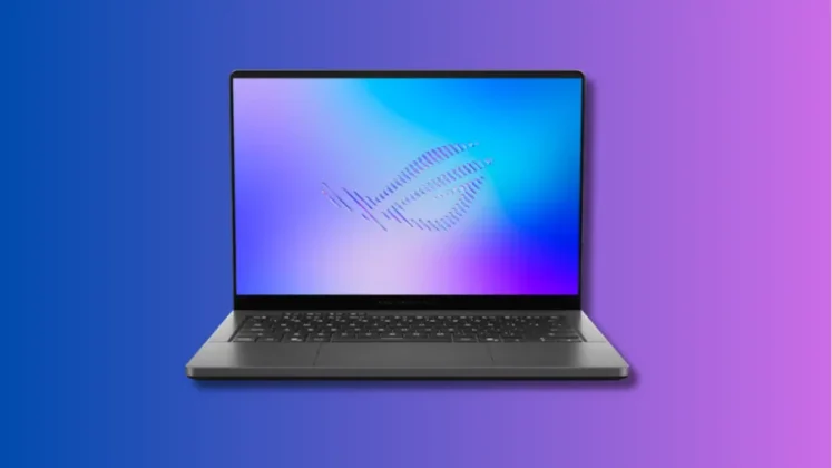 Asus ROG Zephyrus G14 2026 front display with thin bezels