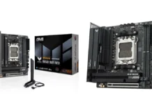 ASUS Brings TUF Gaming Mini-ITX With New B850I WiFi NEO AM5 Board ASUS TUF Gaming B850I WIFI NEO motherboard shown with retail box and included accessories