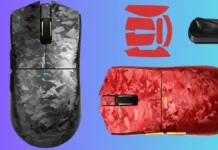 Attack Shark X11 Ultra Mouse Arrives With Carbon Fiber Shell, 8K Polling Attack Shark X11 Ultra gaming mouse shown in black and red carbon fiber finish variants