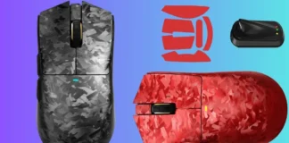 Attack Shark X11 Ultra Mouse Arrives With Carbon Fiber Shell, 8K Polling Attack Shark X11 Ultra gaming mouse shown in black and red carbon fiber finish variants