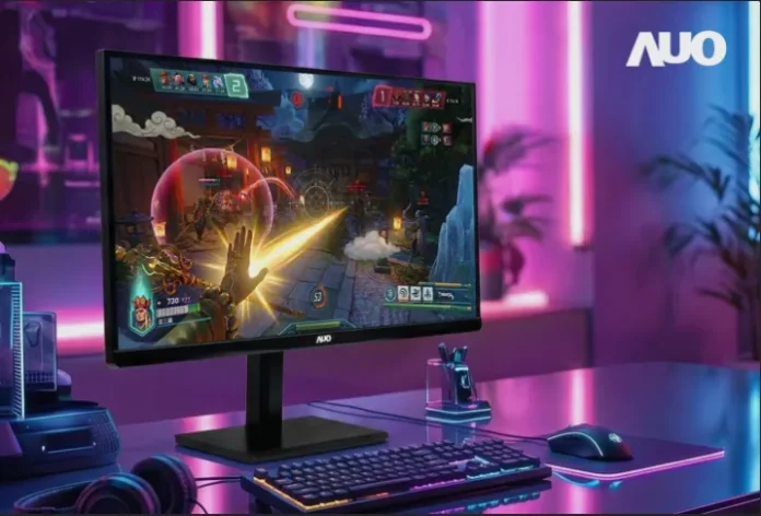 AUO 24-inch 800Hz gaming monitor with ultra-high refresh rate for competitive gaming