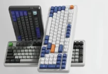 Dareu FK98 Brings 96% Layout, Tri-Mode Wireless for 279 Yuan Dareu FK98 Mechanical Keyboard lineup showing multiple color variant options
