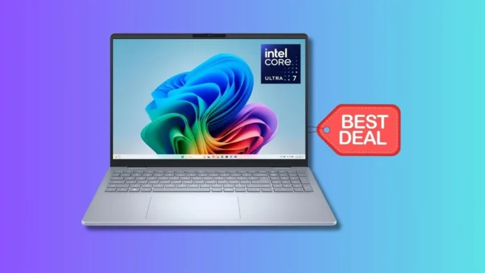 Dell 16 Plus laptop Amazon listing showing price and discount