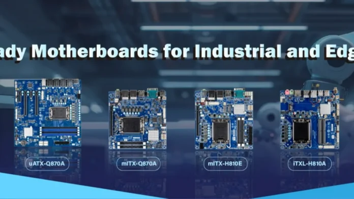 GIGAIPC AI industrial motherboards with Intel Core Ultra 2 series