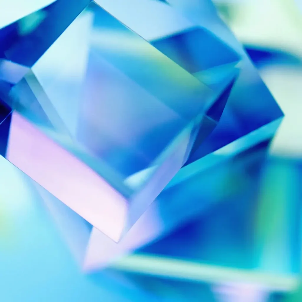 Google Aluminium OS wallpaper leak shows fresh new look Ahead of 2026 Launch 6 Google Aluminium OS crystal blue geometric wallpaper