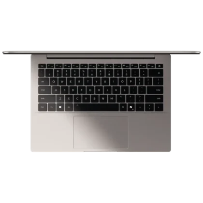 Honor MagicBook 14 top-down view showing keyboard layout and large touchpad