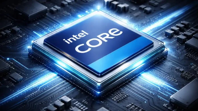 Intel Core processor render representing Intel Nova Lake chip with rumored 12 Xe3P graphics cores