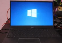 Microsoft Warns New Windows Update Can Ask Some Users for BitLocker Recovery Key Dell laptop displaying Windows logo screen used to illustrate Microsoft warns new Windows update issue