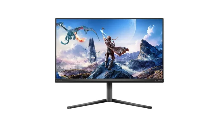 Straight front-facing view of Philips Evnia 27M2G5800 Fast IPS gaming monitor with ultra-thin bezels