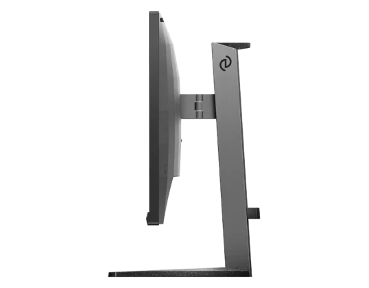 Side profile of Philips Evnia 27M2G5800 monitor showing slim panel thickness and adjustable stand