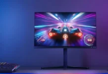 Philips Evnia 27M2N5201P Brings 260Hz Fast IPS Monitor for £159.99 Philips Evnia 27M2N5201P gaming monitor showing front display with racing game on screen