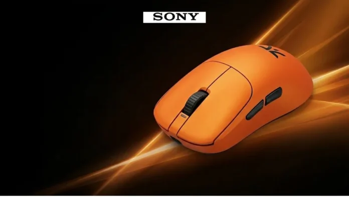 Sony INZONE G500 Fnatic Edition gaming mouse angled view highlighting side buttons, ergonomic shape, and lightweight esports-focused design
