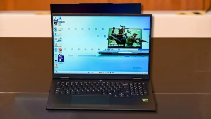 Thunderobot ZERO 16 Pro 2026 gaming laptop front view showing large display, full size keyboard, and Intel Core Ultra branding on screen