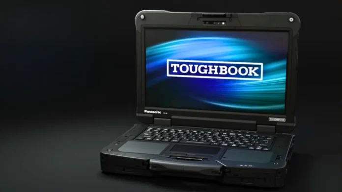 Panasonic Toughbook FZ-40 angled rugged design